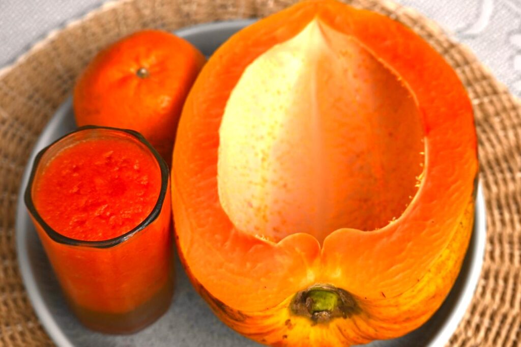 papya and fruits for yoga teacher Training Course students - Jiva Yoga Academy