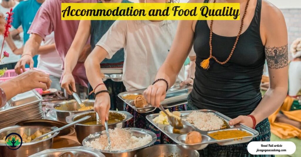 Accommodation and Food Quality