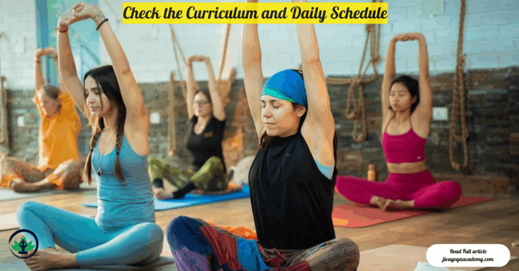 Check the Curriculum and Daily Schedule