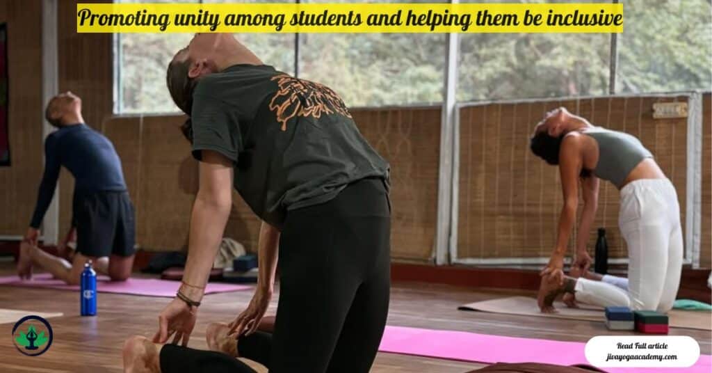 Promoting unity among students and helping them be inclusive