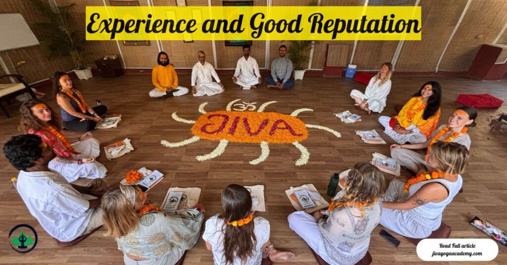 Experience and Good Reputation